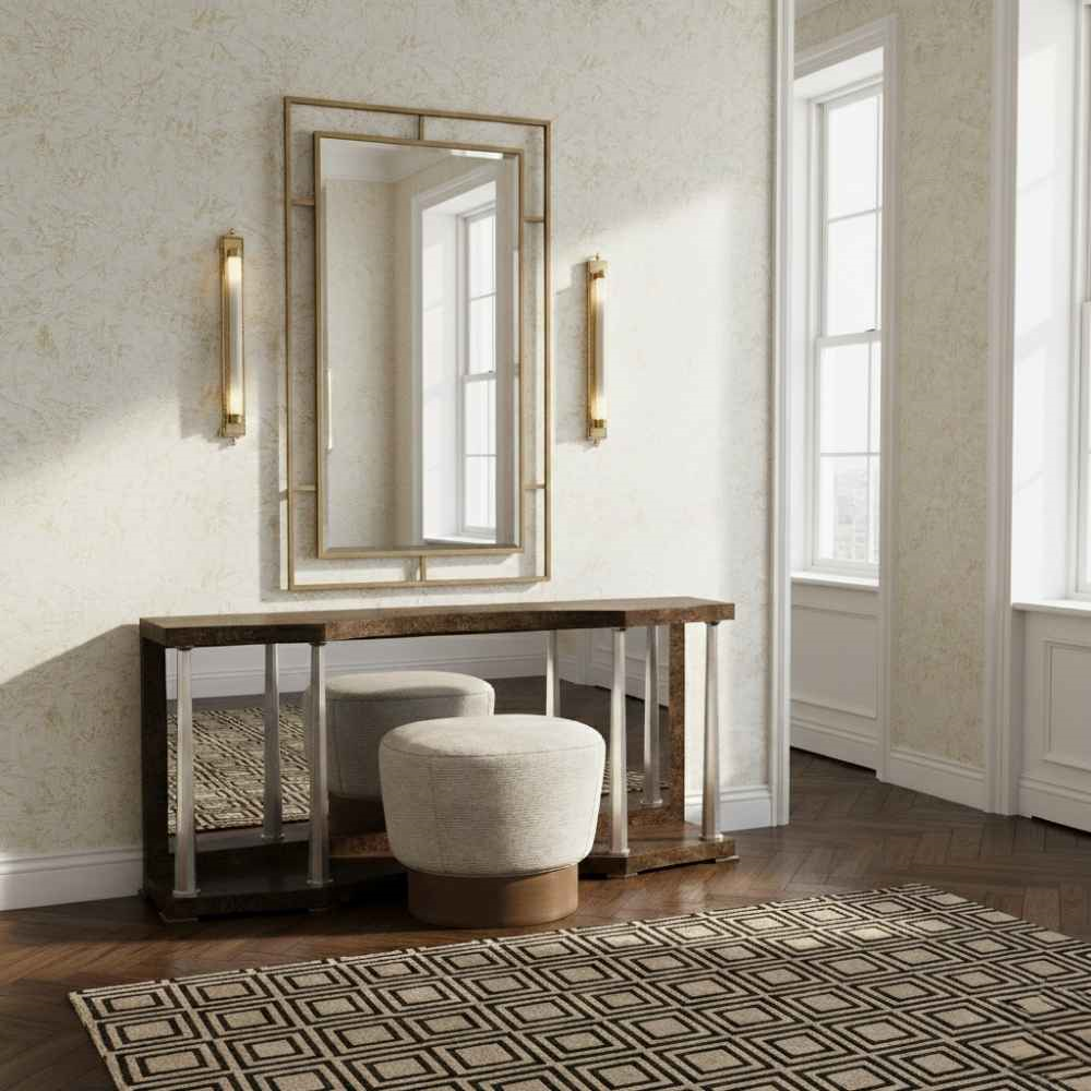Caracole Classic Pillar To Post Brown Console