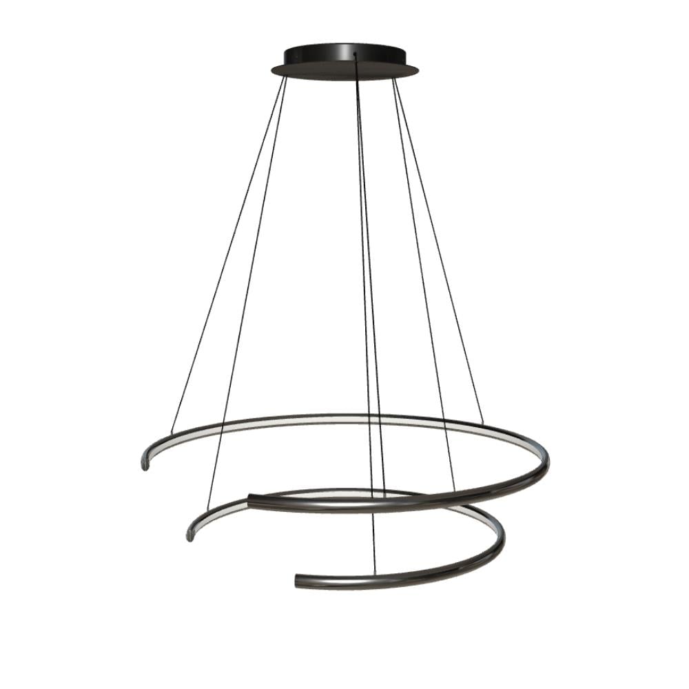 Comet Tavan Aydınlatma-Natural Silver (M326)-Matt Black (M055)