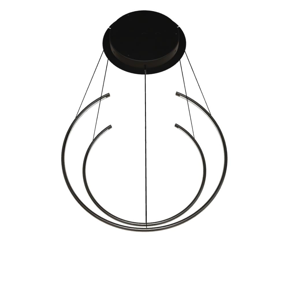 Comet Tavan Aydınlatma-Natural Silver (M326)-Matt Black (M055)