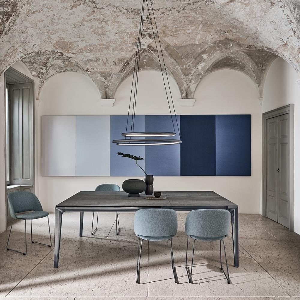 Comet Tavan Aydınlatma-Natural Silver (M326)-Matt Black (M055)