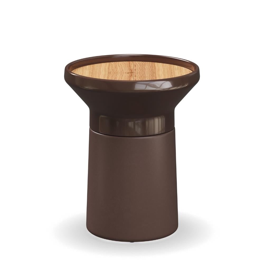 Coso Yan Sehpa (40)-Tabla Teak-Ayak Cam (Earth)