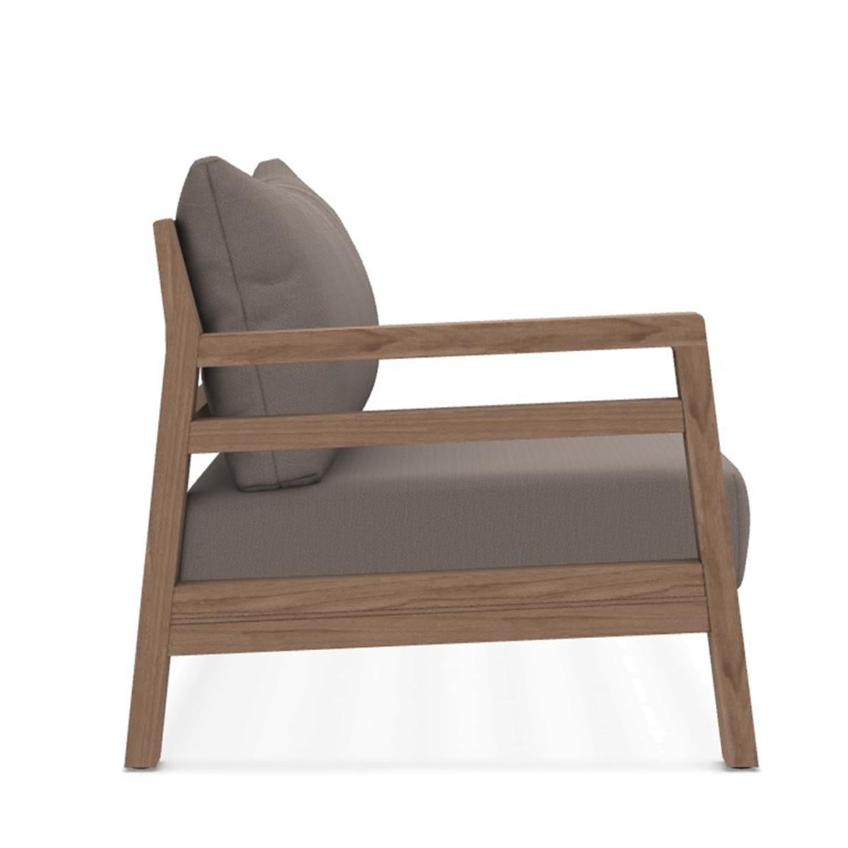 Costes Sağ Modül-Teak-(Sunbrella Minder Dahil)