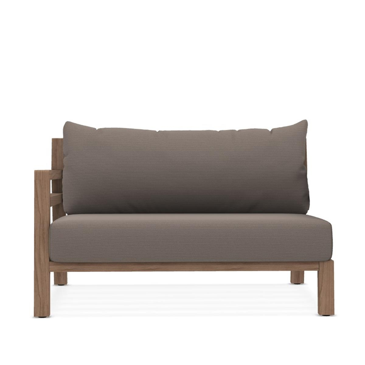 Costes Sağ Modül-Teak-(Sunbrella Minder Dahil)