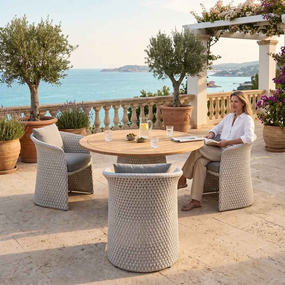 Dedon Fllair Sahara Kolçaklı Bahçe Sandalyesi