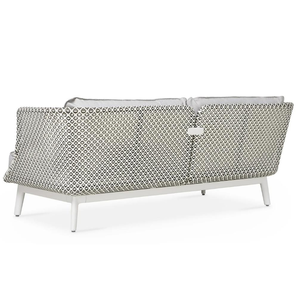 Dedon Mbarq Pepper Low Back Triple Sofa