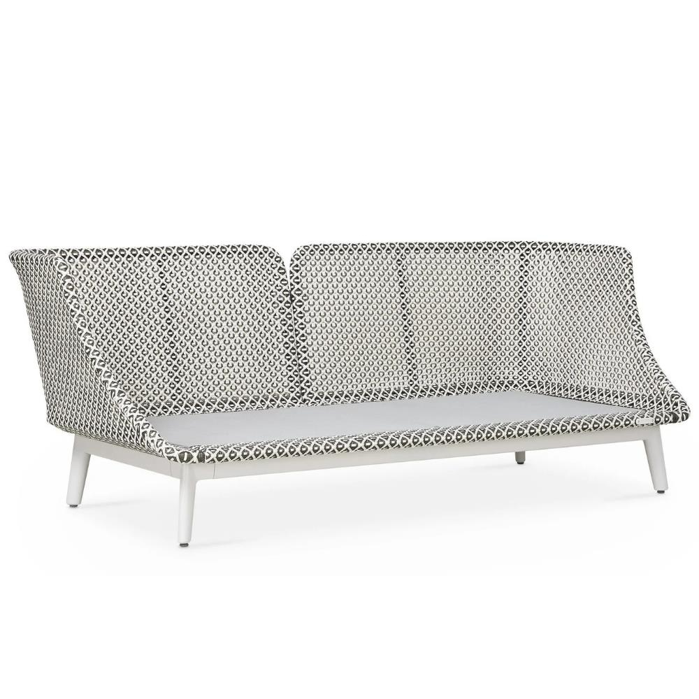 Dedon Mbarq Pepper Low Back Triple Sofa