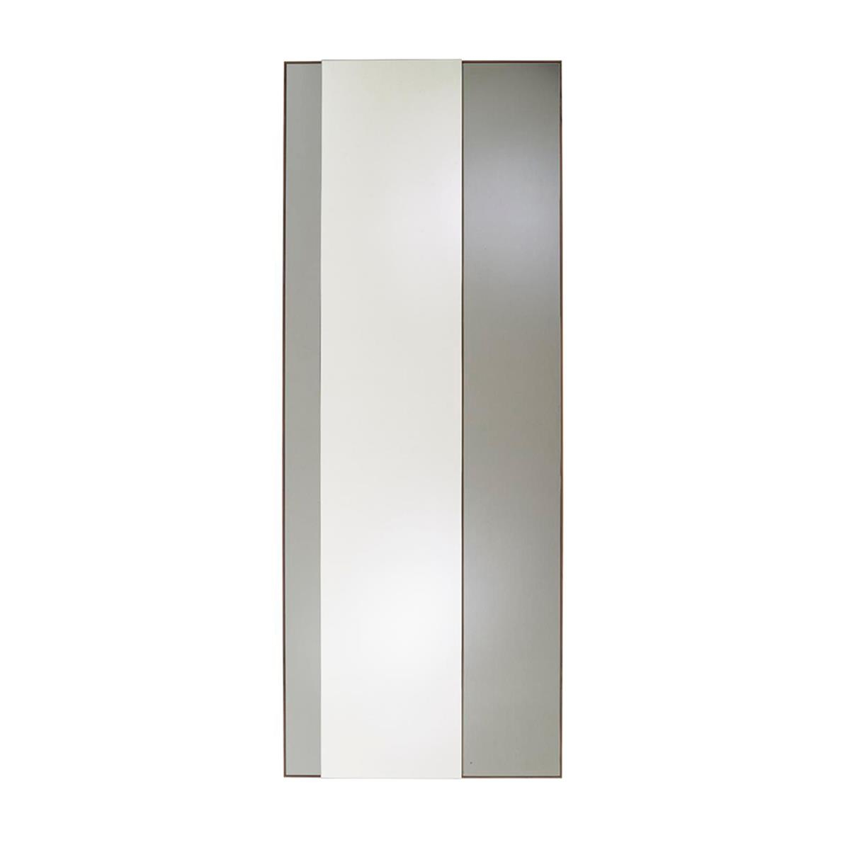 Demi-Teintes Ayna-Large -Smoked Mirrored Glass With Solid American Walnut