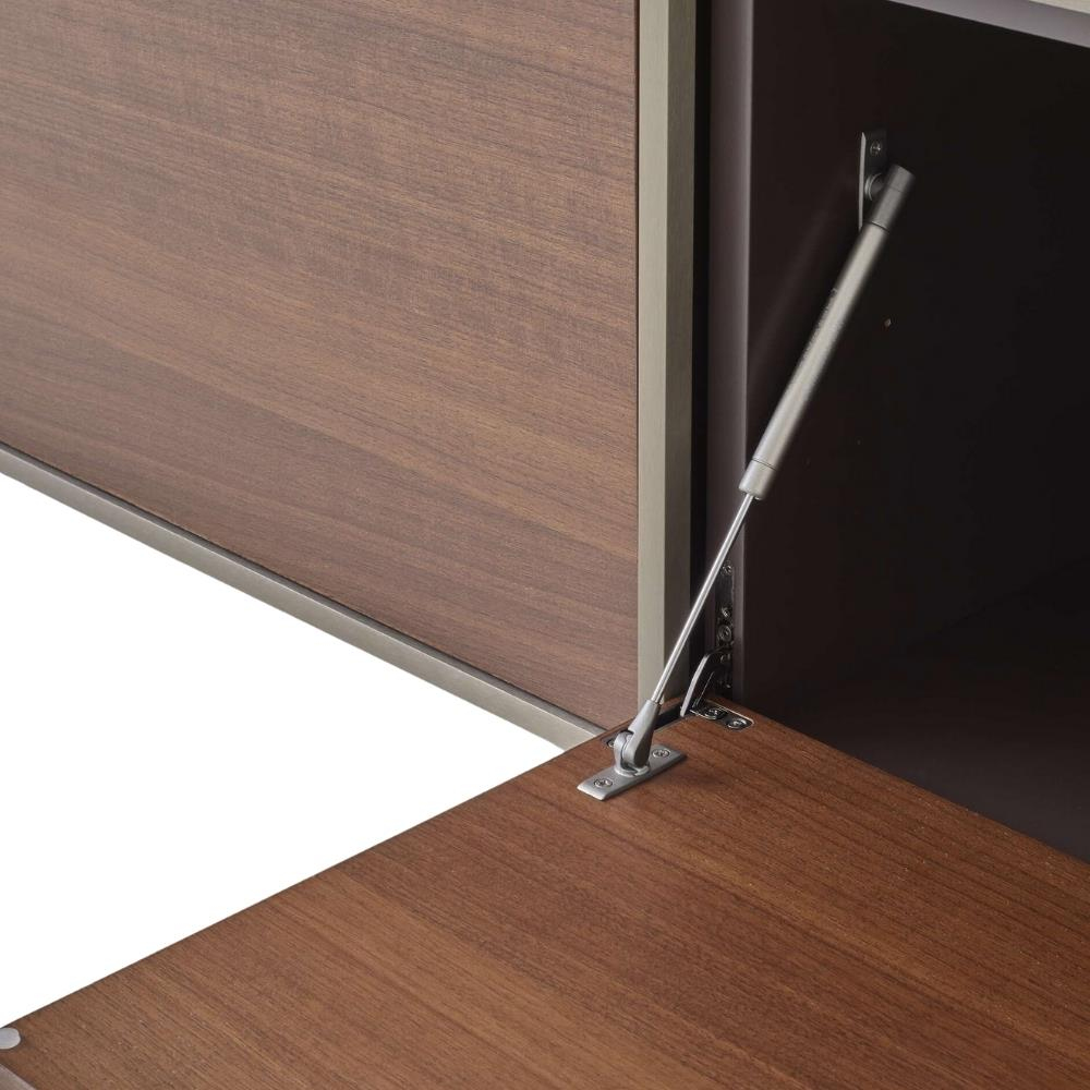 Dita Büfe-1 Kapaklı-1 Çekmeceli-Dark Walnut