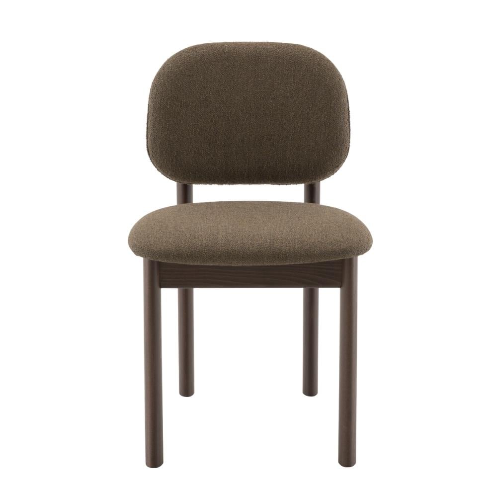 Elly Kolsuz Sandalye-Walnut Stained Beech - Noisette - (2 li Set)