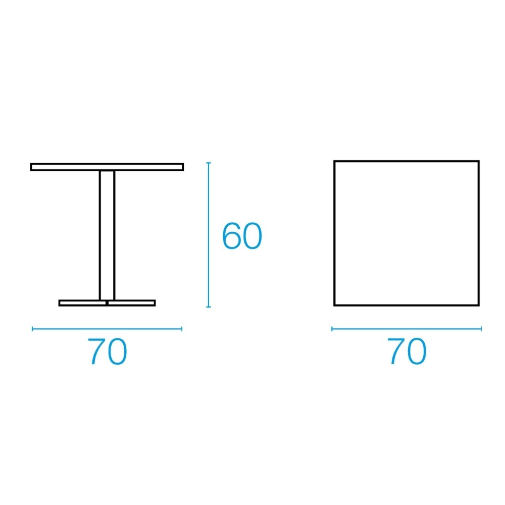 Emu Darwin Kare Katlanır Yan Sehpa