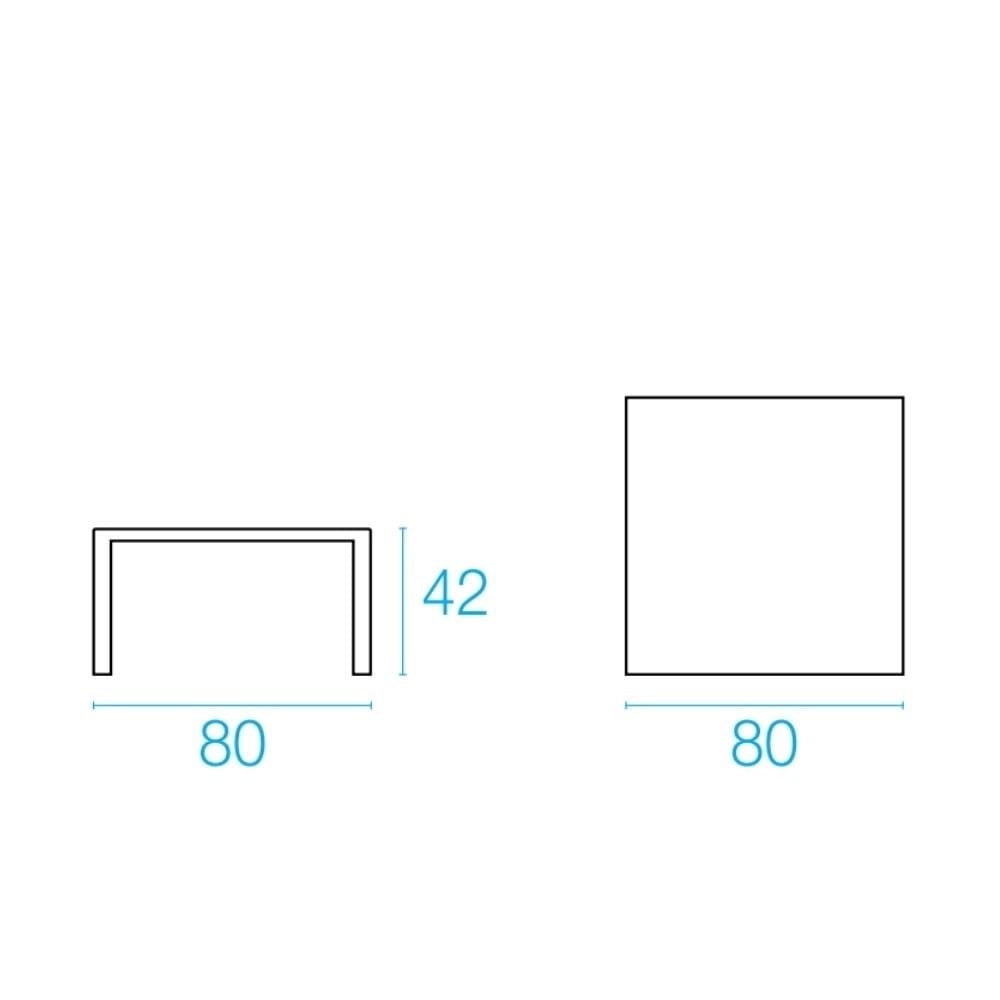 Emu Round Square Coffee Table