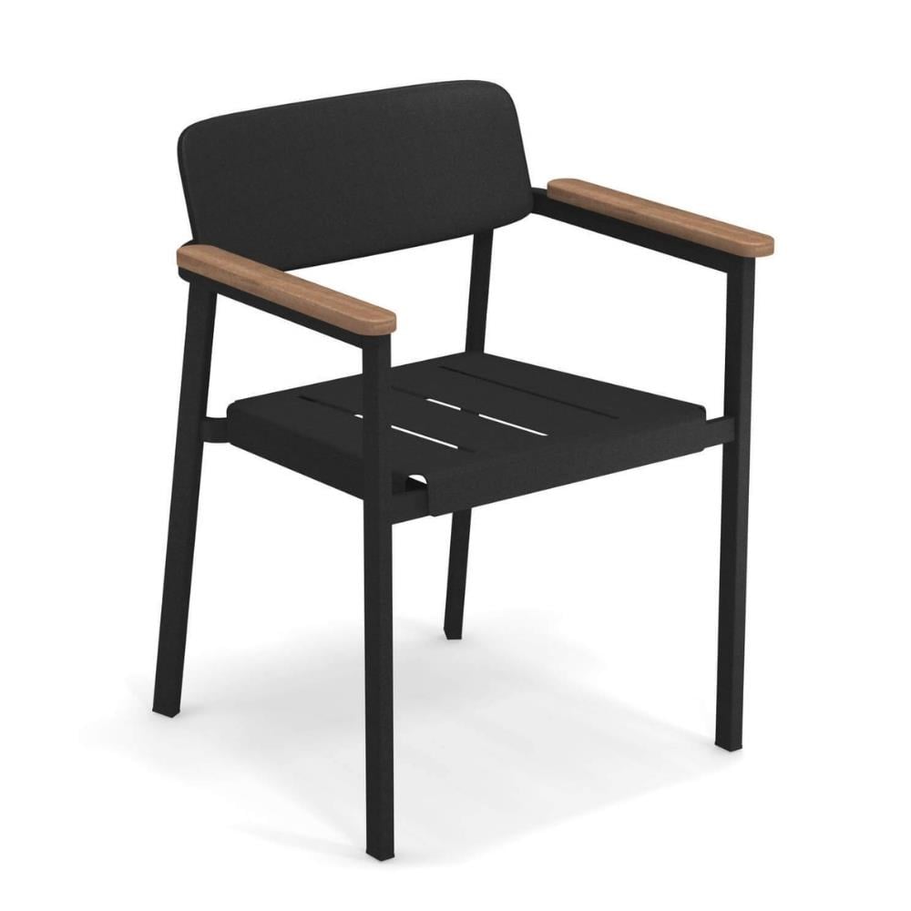Emu Shine Black Arm Chair