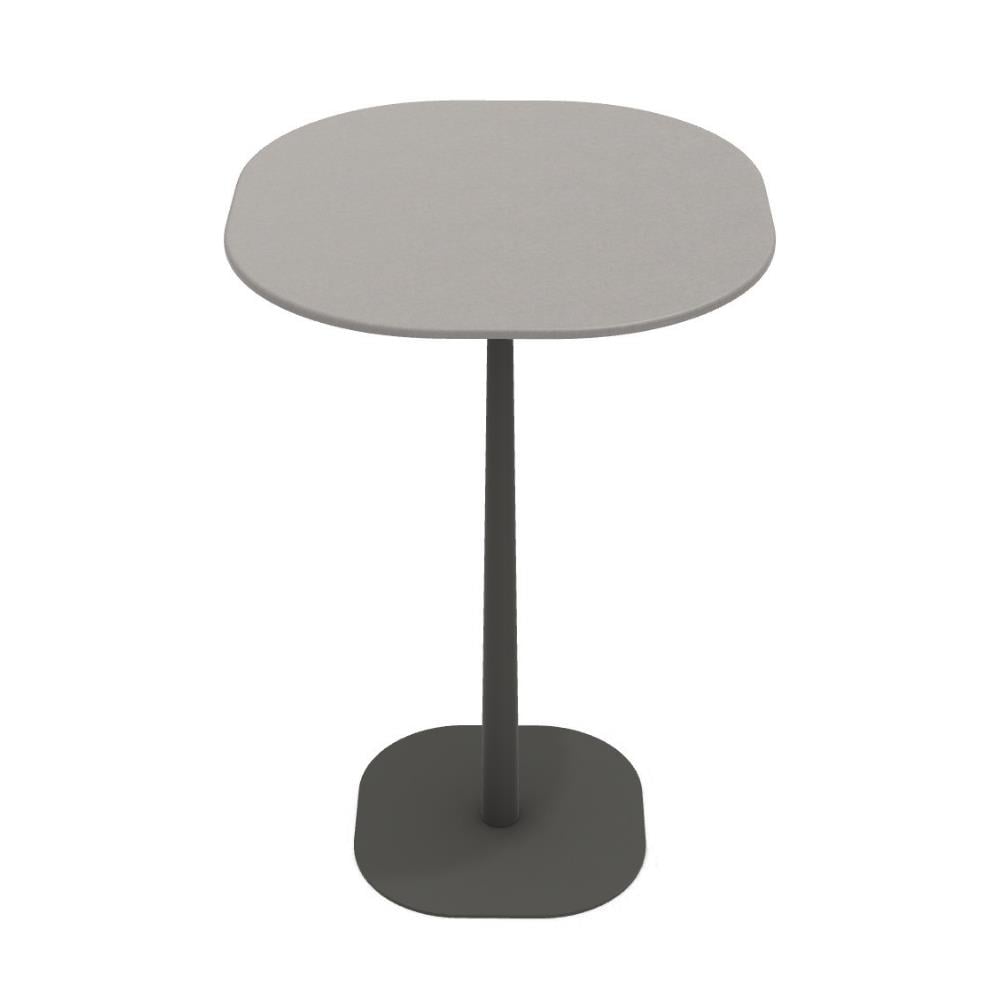 Enjoy Bar Masası (70)-Tabla Stone Grey-İskelet Warmgrey