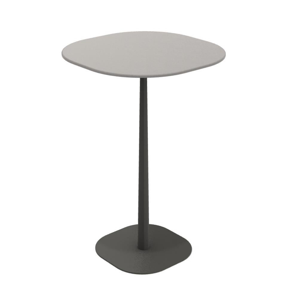 Enjoy Bar Masası (70)-Tabla Stone Grey-İskelet Warmgrey