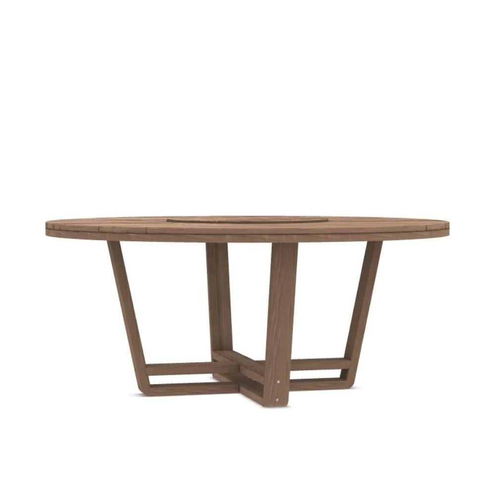 Costes Yuvarlak Yemek Masası (175)-Teak