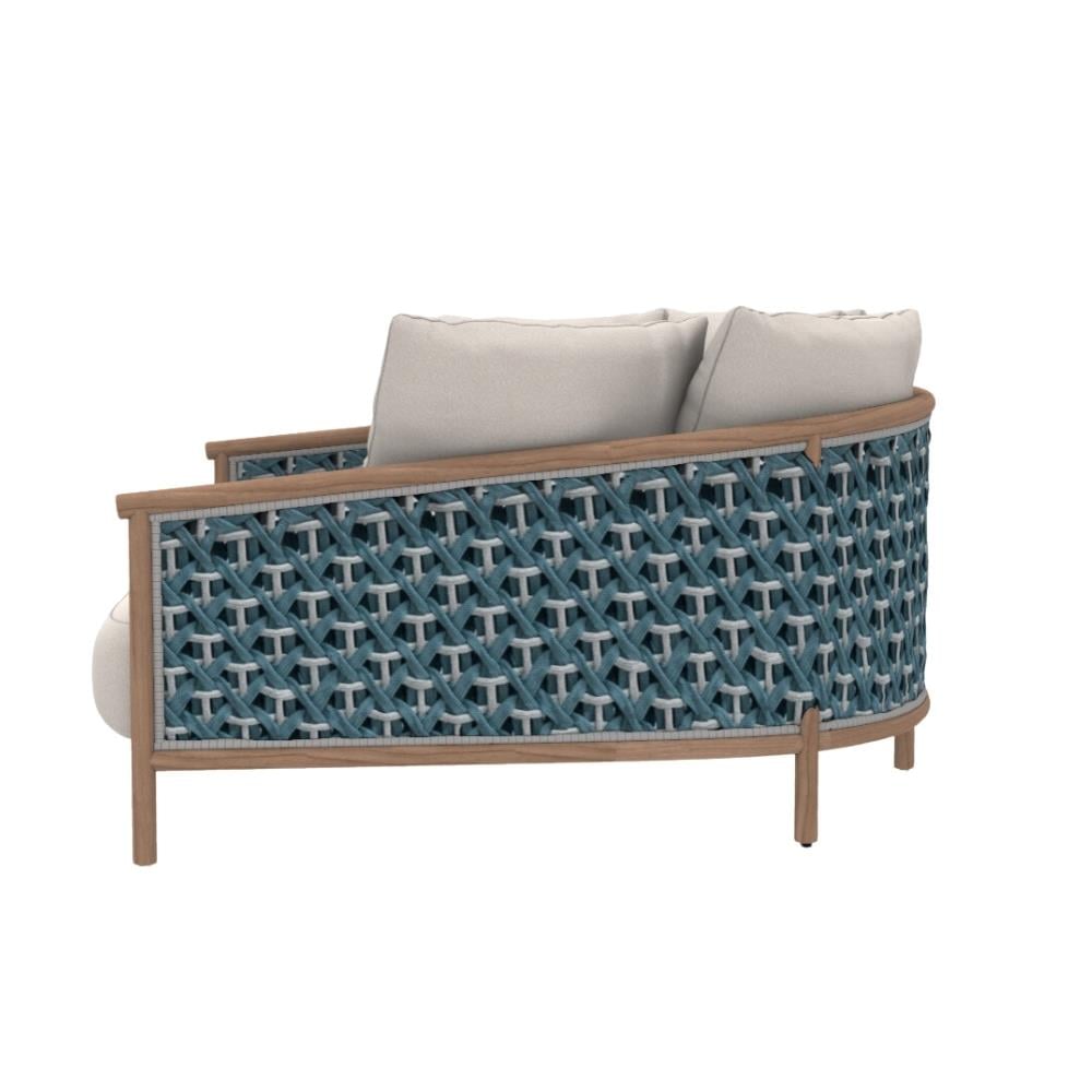 Ethimo Patio Natural Teak White Daybed