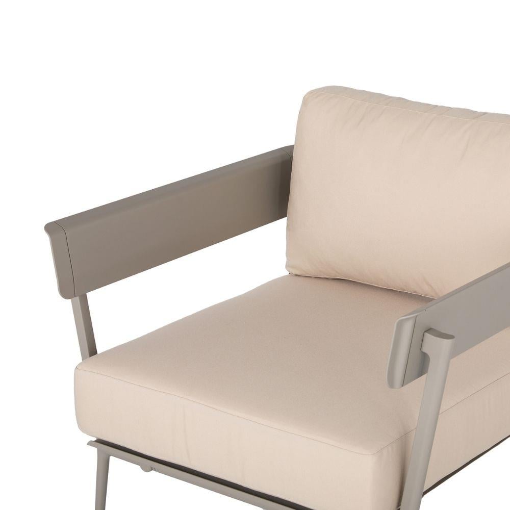Aikana Tekli Koltuk-Aluminium Pearly Gold (11)-(Minder Hariç)