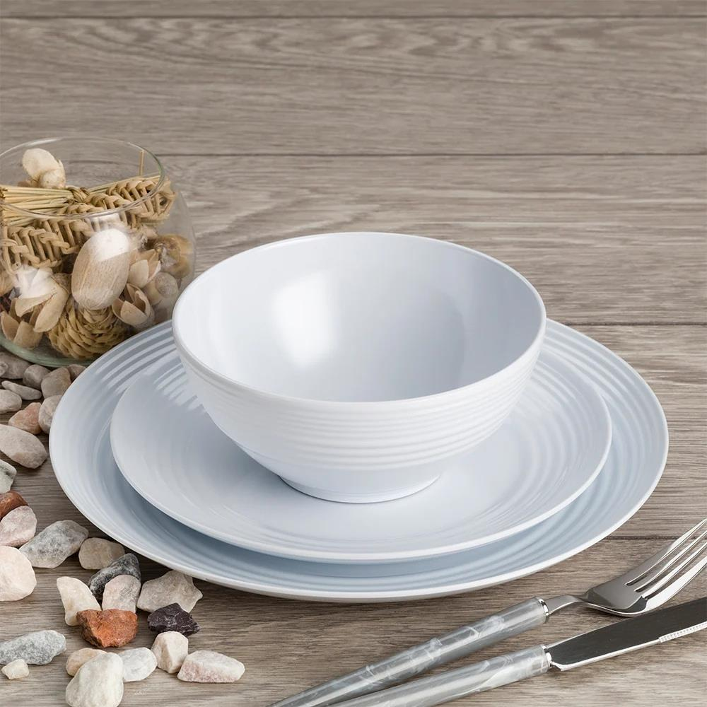 Flamefield Cool White Non Slip 12 Parça Yemek Takımı