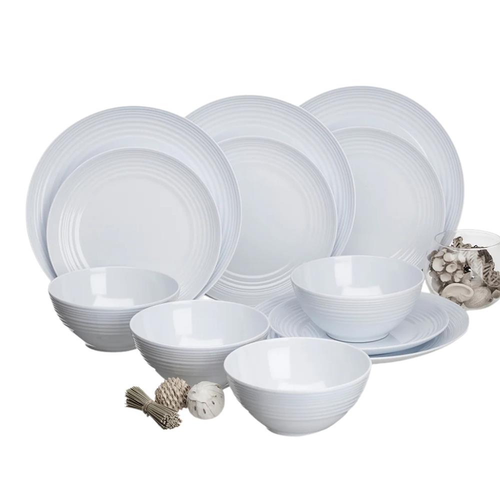 Flamefield Cool White Non Slip 12 Parça Yemek Takımı