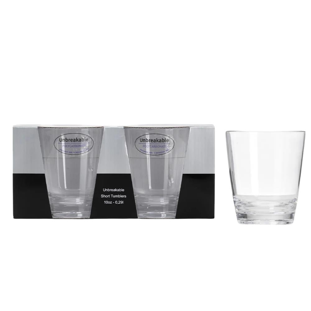 Flamefield Polycarbonate Short İkili Su Bardağı