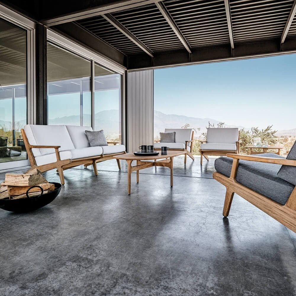 Gloster Bay Teak Bahçe Orta Sehpası