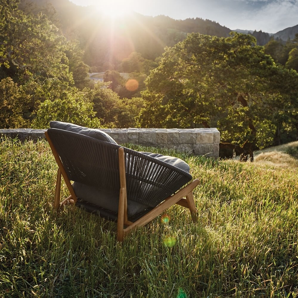 Gloster Bora Grey Lounge Chair