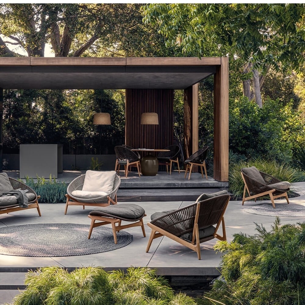 Gloster Bora Grey Lounge Chair