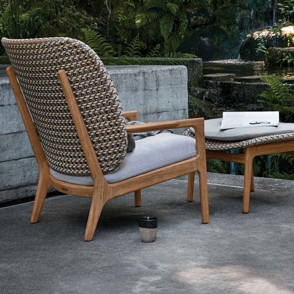 Gloster Kay Teak Alçak Sırtlı Koltuk
