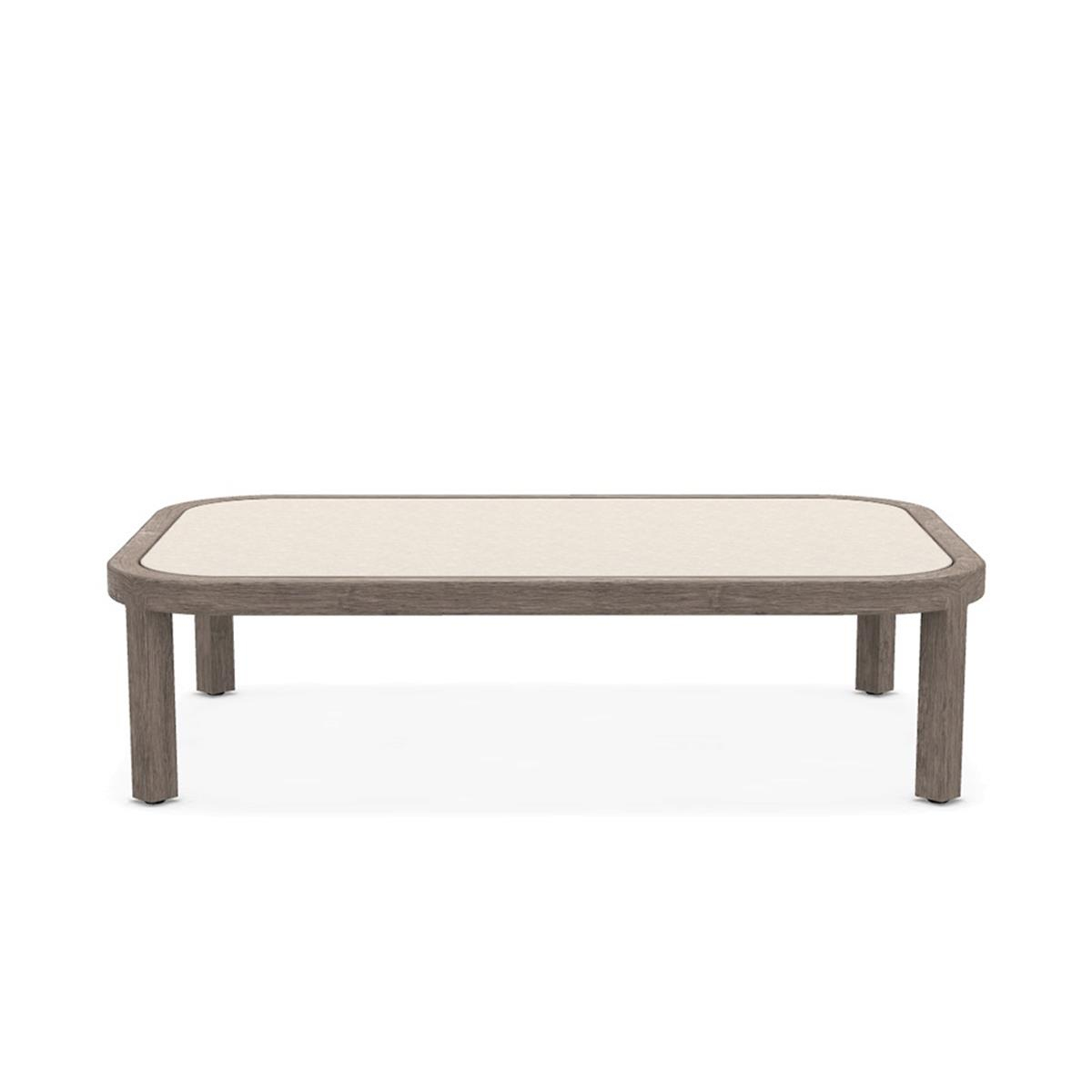 Ethimo Grand Life Pickled Teak Rectangular Coffee Table
