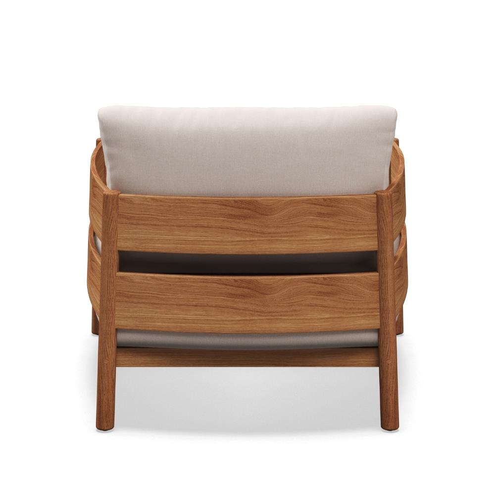 Haven Tekli Koltuk-Frame Teak-Fabric Natural Fife Bone-(Grade B)