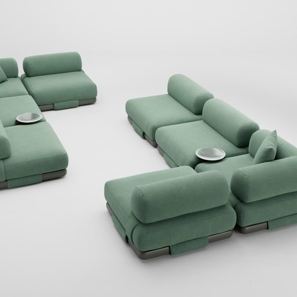 İnsula Kanepe Modül-Frame Spring Meadow 28C-Fabric Heath Laminate 21L - A Kategori