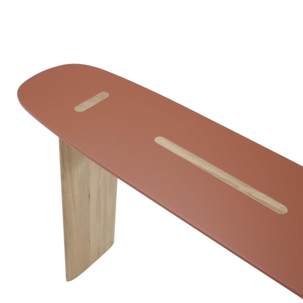 Intervalle Konsol - Whitened Oak - Copper Lacquered