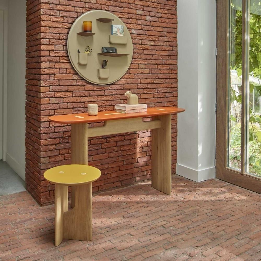 Intervalle Konsol - Whitened Oak - Copper Lacquered