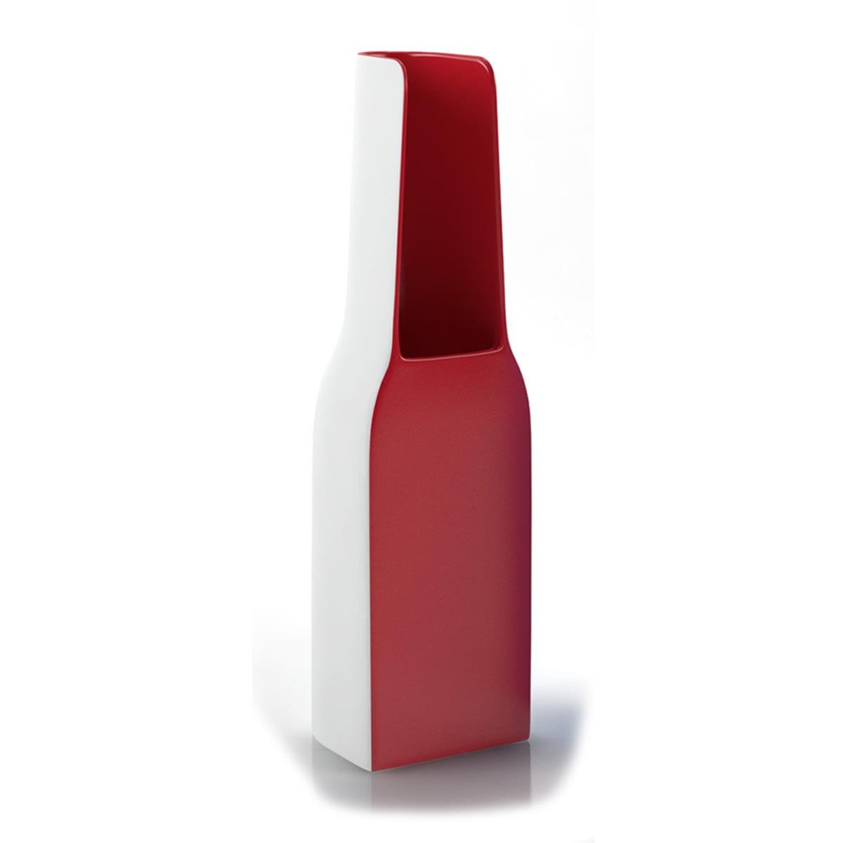 Ligne Roset Jo Red Long-Necked Vase