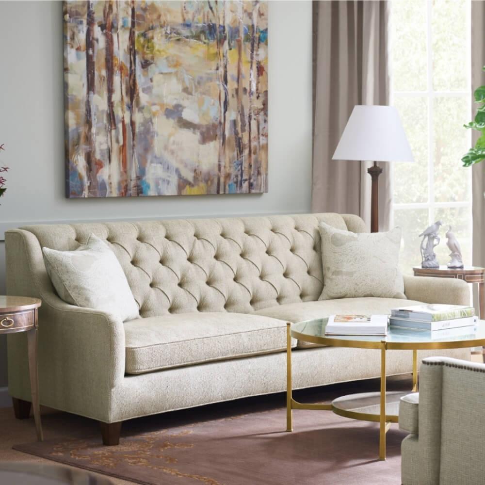 Jonathan Charles Buckingham Bleached Walnut Kanepe