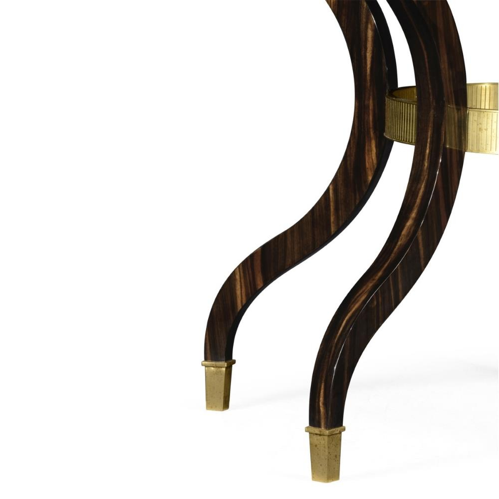 Jonathan Charles JC Modern Macassar Ebony Dining Table