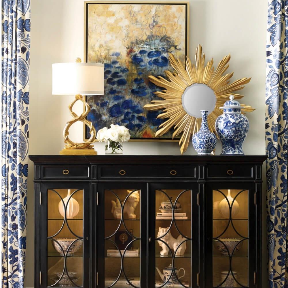 Jonathan Charles Versailles Sunburst Mirror