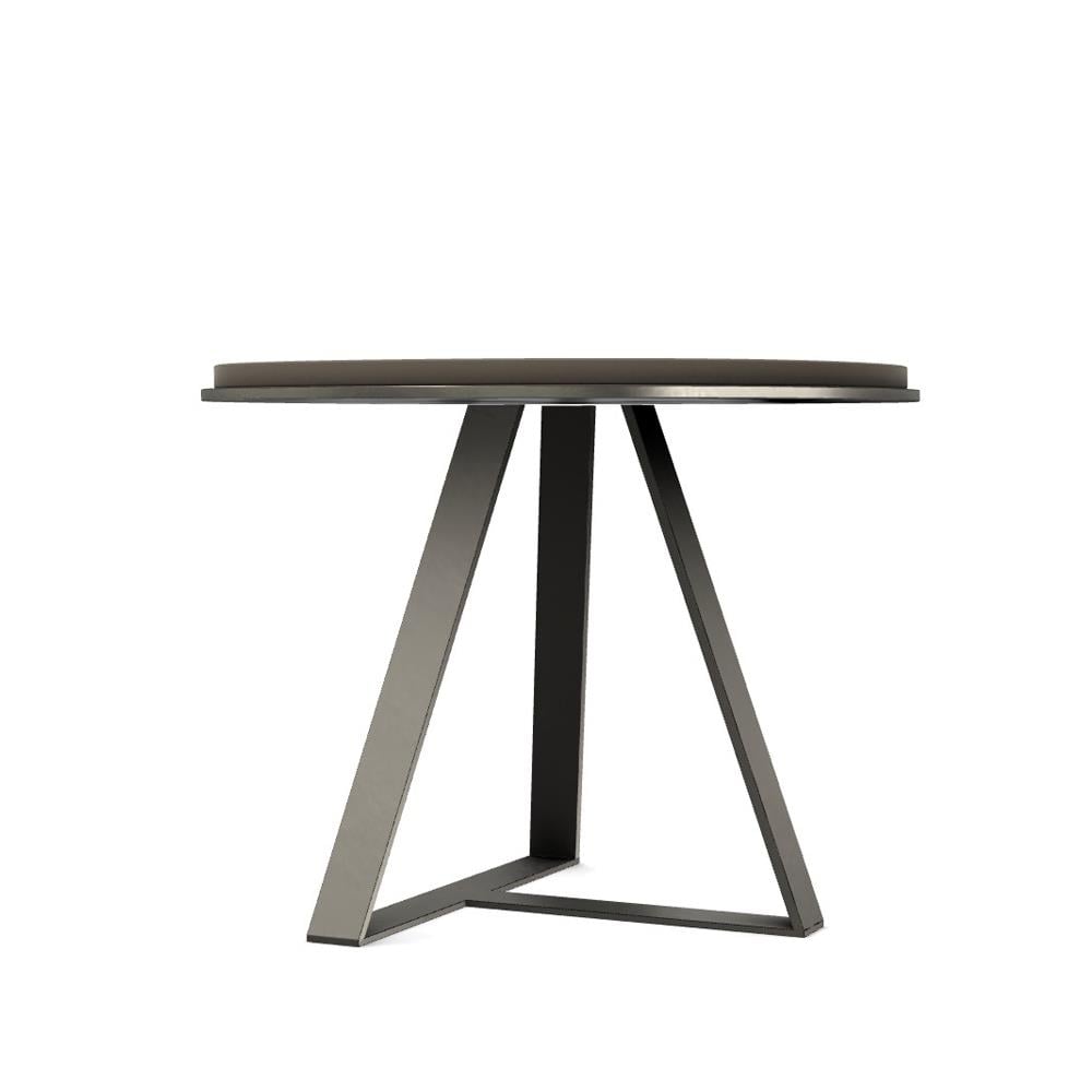 Judd Yan Sehpa (60)-Base Varnıshed Platinium-Top Glossy Putty Lacquer-(JUDDTB60)