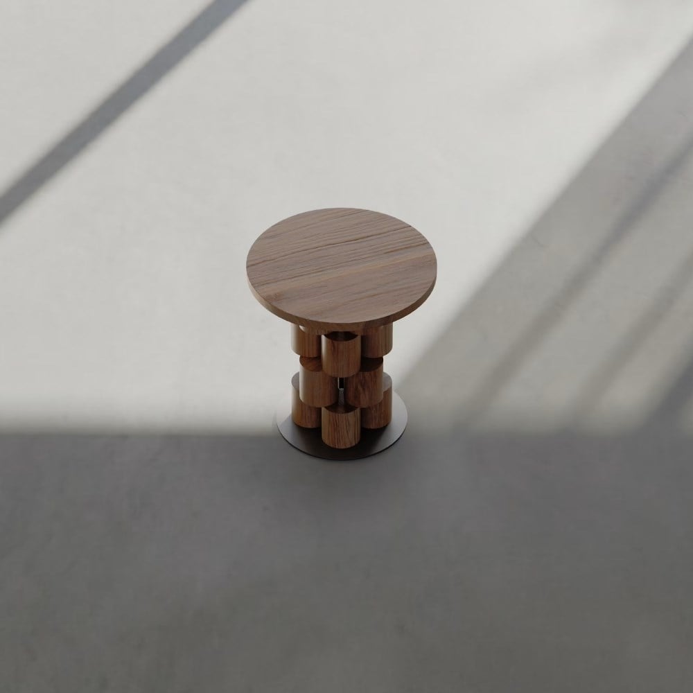 Kari Yan Sehpa Teak 45 cm