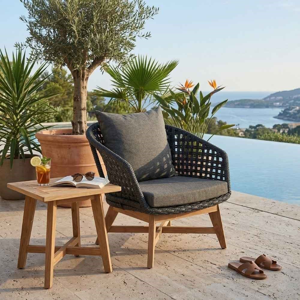 Kayu Teak York Paco Teak Sandalye