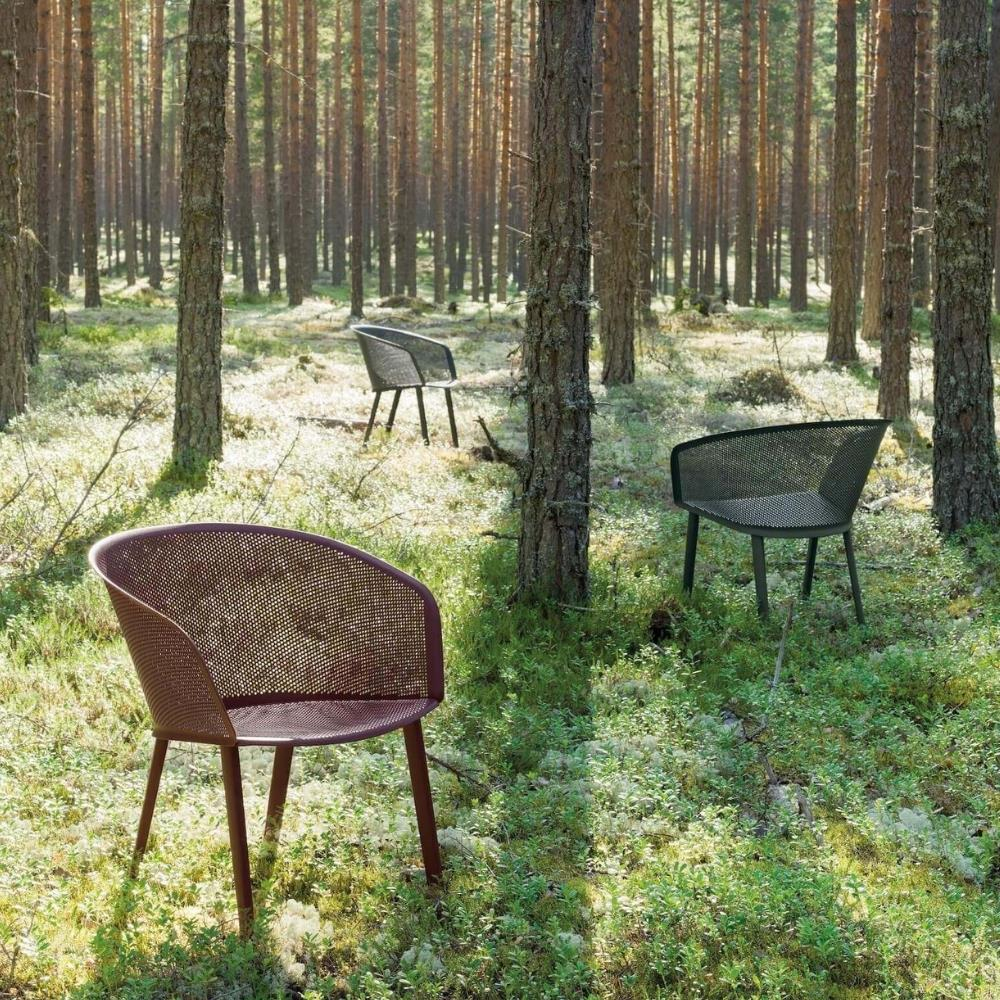 Kettal Stampa Corten Kollu Sandalye