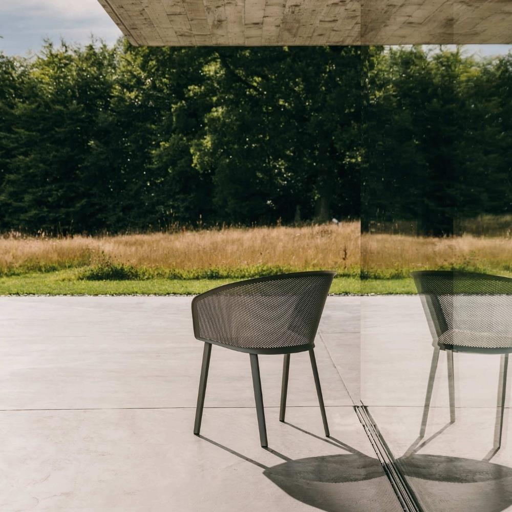 Kettal Stampa Corten Kollu Sandalye