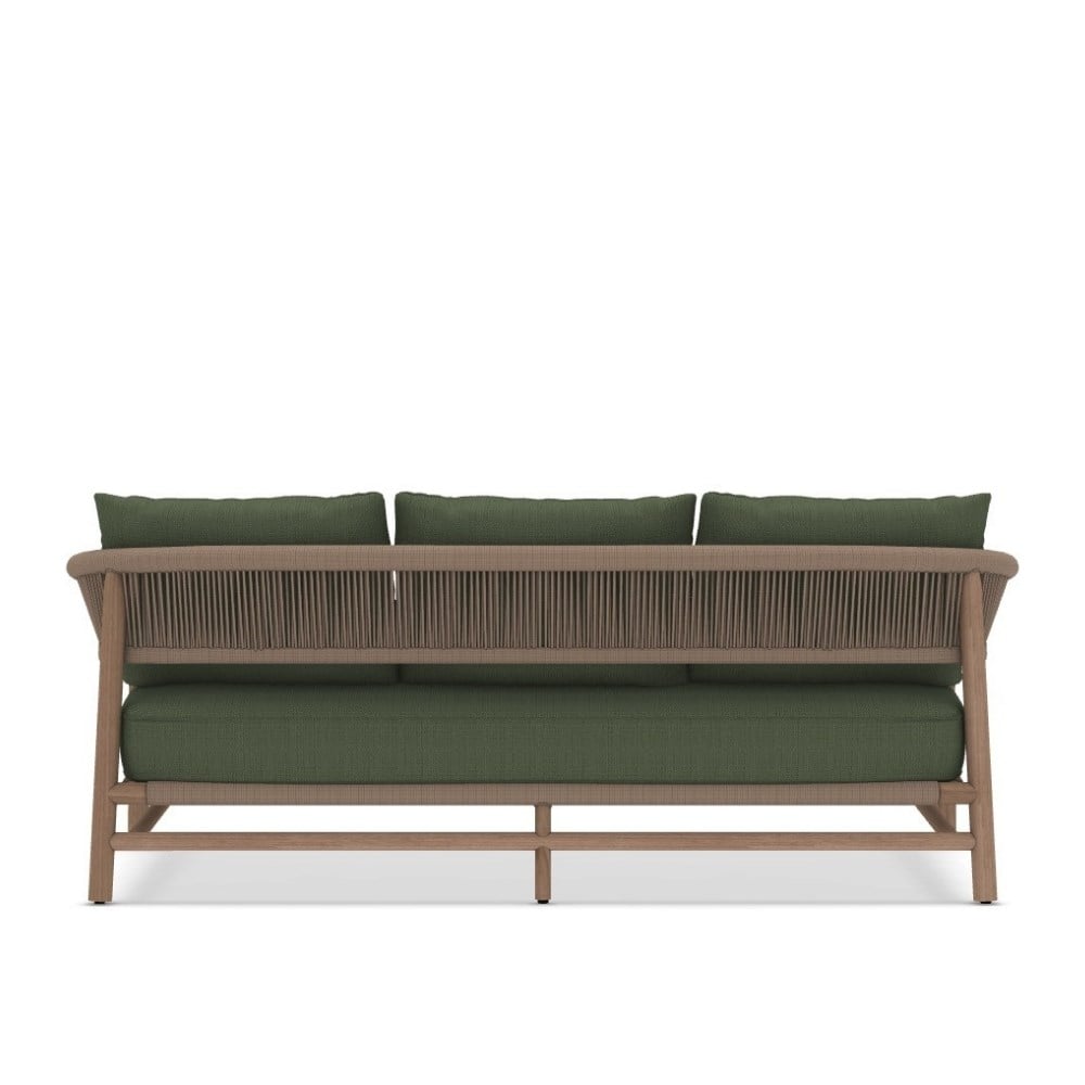 Kilt XL Kanepe-İskelet Teak-Rope Sand-Canapa Foglia-(Minder Dahil)