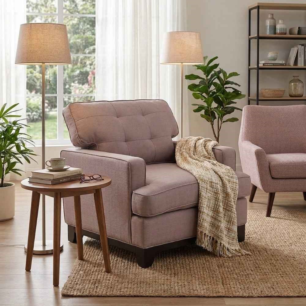 Klaussner Matteo Sing Silver Armchair
