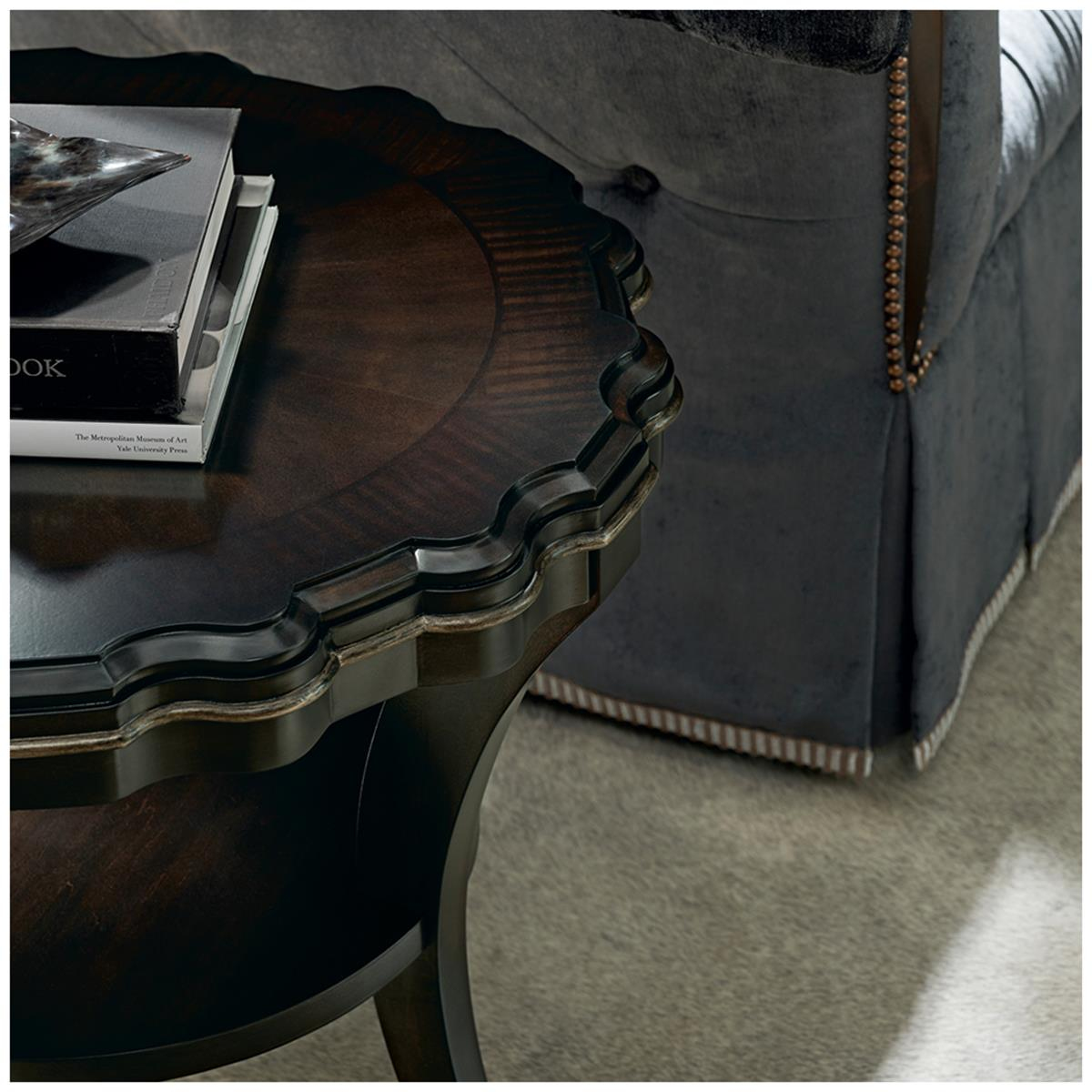 Lafayette-Lamp Table Yan Sehpa-Finish Warm Umber