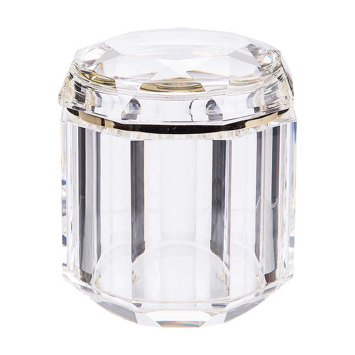 Leigh Uzun Kavanoz Clear/Brass