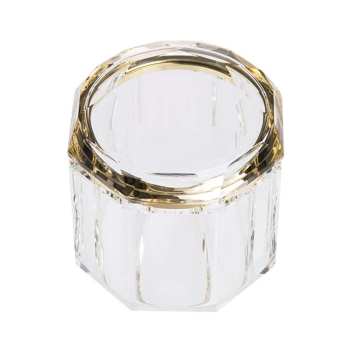 Leigh Uzun Kavanoz Clear/Brass