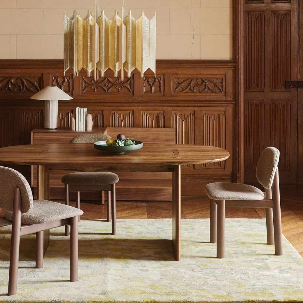 Ligne Roset Elly Noisette Kolsuz İkili Sandalye