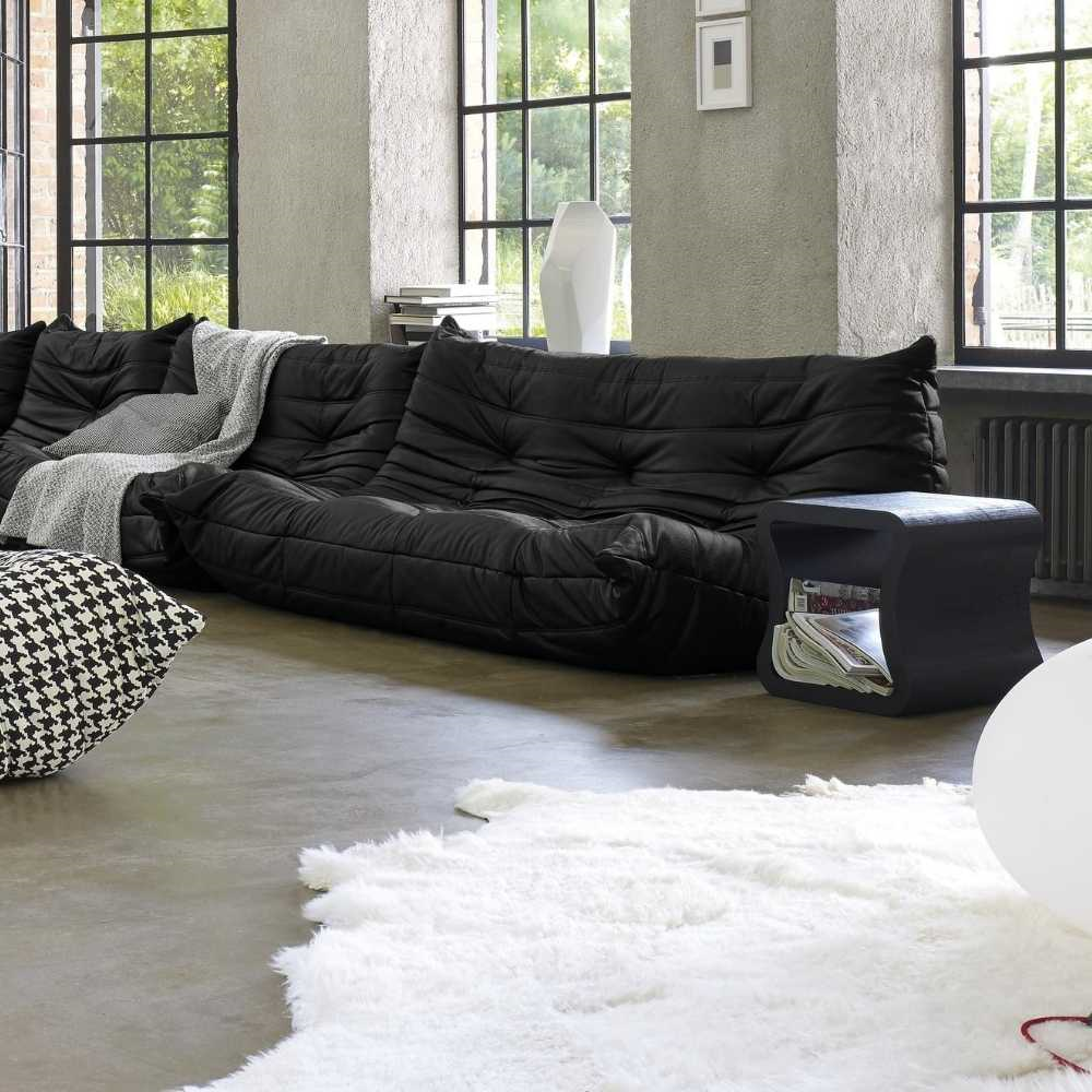 Ligne Roset One Shape Black Side Table