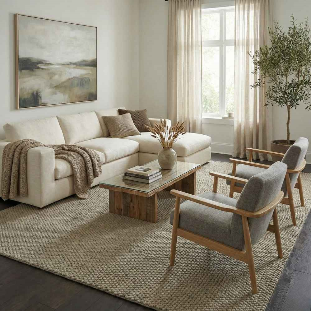 Ligne Roset Rope Argile Rug